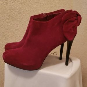 Carlos Santana Suede Booties